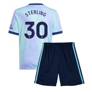 Arsenal Raheem Sterling #30 Rezervni Dres za Dječji 2024-25 Kratak Rukavima (+ kratke hlače)